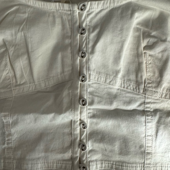 NWT-Sally Solid Corset Top - Picture 5 of 6